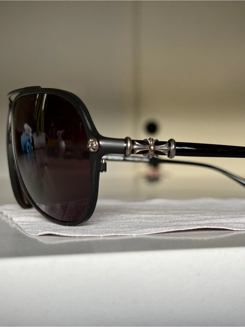 Chrome Hearts Bone Polisher Men’s Sunglasses - Black